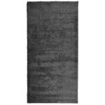 vidaXL Covor pufos "PAMPLONA" fire înalte antracit modern 100x200 cm vidaXL Covor pufos "PAMPLONA" fire înalte antracit modern 100x200 cm
