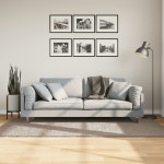 vidaXL Covor pufos "PAMPLONA" cu fire înalte, bej modern, 100x200 cm