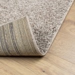 vidaXL Covor pufos "PAMPLONA" cu fire înalte, bej modern, 100x200 cm