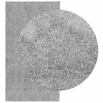 vidaXL Covor pufos "PAMPLONA" cu fire înalte, gri modern, 80x150 cm