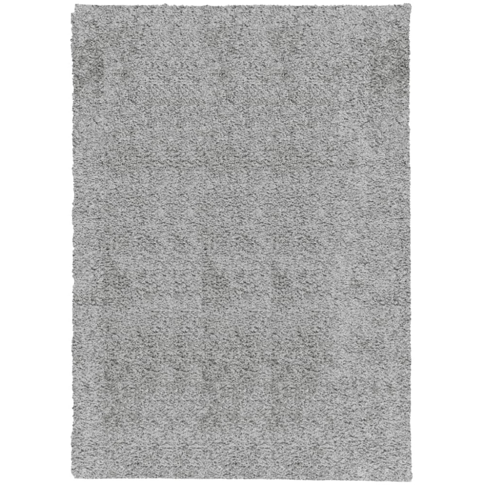 vidaXL Covor pufos "PAMPLONA" cu fire înalte, gri modern, 200x280 cm