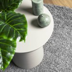 vidaXL Covor pufos "PAMPLONA" cu fire înalte, gri modern, Ø 120 cm vidaXL Covor pufos "PAMPLONA" cu fire înalte, gri modern, Ø 120 cm