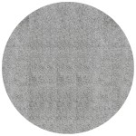 vidaXL Covor pufos "PAMPLONA" cu fire înalte, gri modern, Ø 280 cm