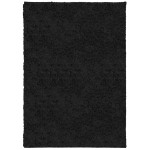 vidaXL Covor pufos "PAMPLONA" cu fire înalte, negru modern, 160x230 cm vidaXL Covor pufos "PAMPLONA" cu fire înalte, negru modern, 160x230 cm