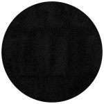 vidaXL Covor pufos "PAMPLONA" cu fire înalte, negru modern, Ø 120 cm vidaXL Covor pufos "PAMPLONA" cu fire înalte, negru modern, Ø 120 cm