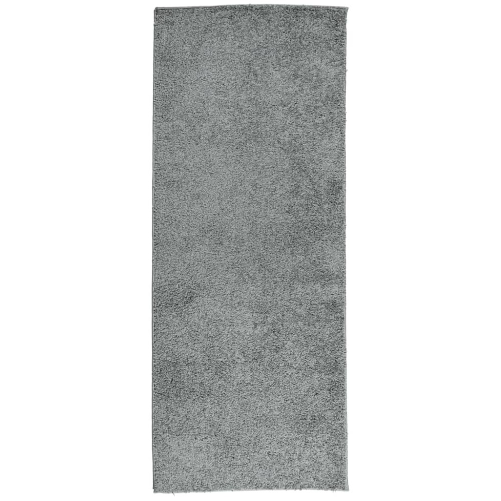vidaXL Covor pufos "PAMPLONA" cu fire înalte, verde modern, 80x200 cm