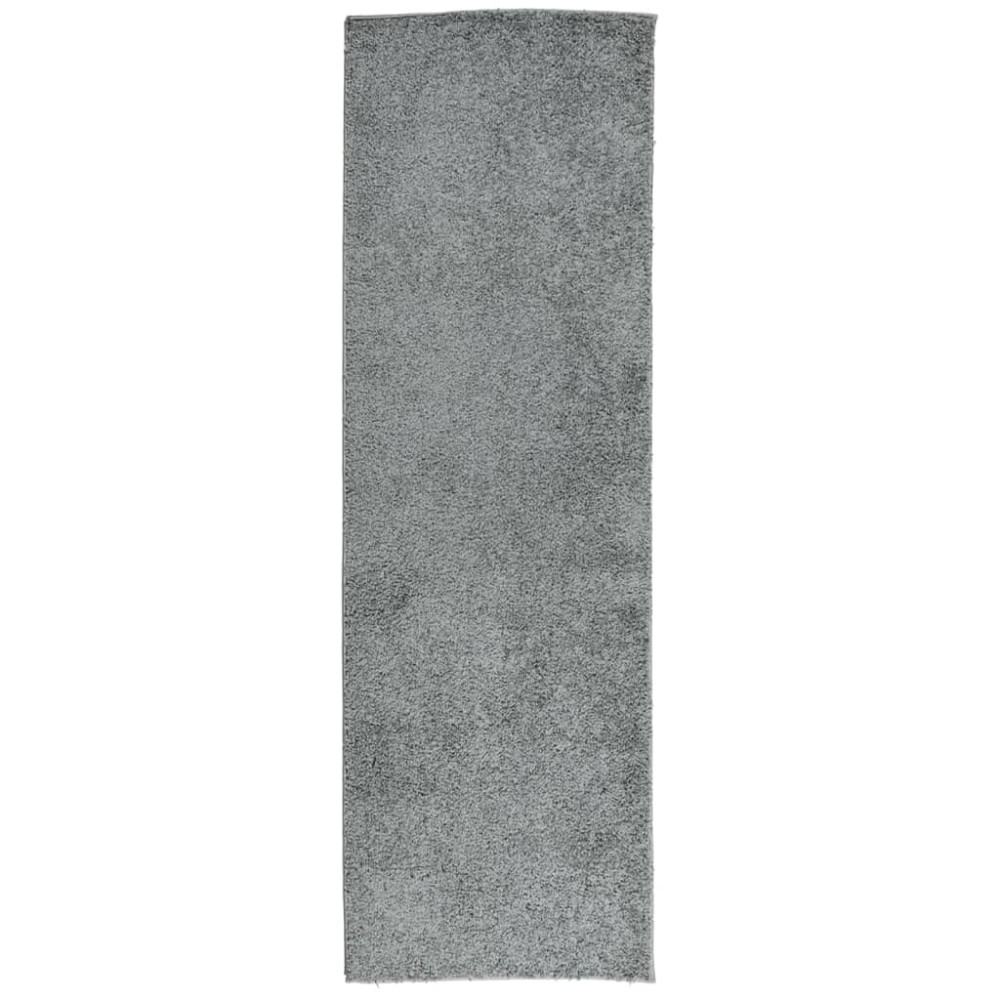 vidaXL Covor pufos "PAMPLONA" cu fire înalte, verde modern, 80x250 cm