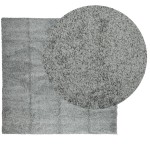 vidaXL Covor pufos "PAMPLONA" cu fire înalte, verde modern, 160x160 cm