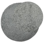 vidaXL Covor pufos "PAMPLONA" cu fire înalte, verde modern, Ø 280 cm vidaXL Covor pufos "PAMPLONA" cu fire înalte, verde modern, Ø 280 cm