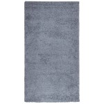 vidaXL Covor pufos "PAMPLONA" cu fire înalte albastru modern 80x150 cm