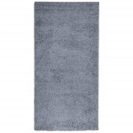 vidaXL Covor pufos "PAMPLONA" fire înalte, albastru modern 100x200 cm