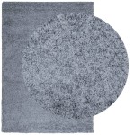 vidaXL Covor pufos "PAMPLONA" fire înalte albastru modern 120x170 cm vidaXL Covor pufos "PAMPLONA" fire înalte albastru modern 120x170 cm