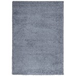 vidaXL Covor pufos "PAMPLONA" fire înalte, albastru modern 140x200 cm