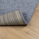 vidaXL Covor pufos "PAMPLONA" fire înalte, albastru modern 140x200 cm