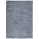 vidaXL Covor pufos "PAMPLONA" fire înalte, albastru modern 160x230 cm