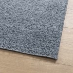 vidaXL Covor pufos "PAMPLONA" fire înalte, albastru modern 200x200 cm