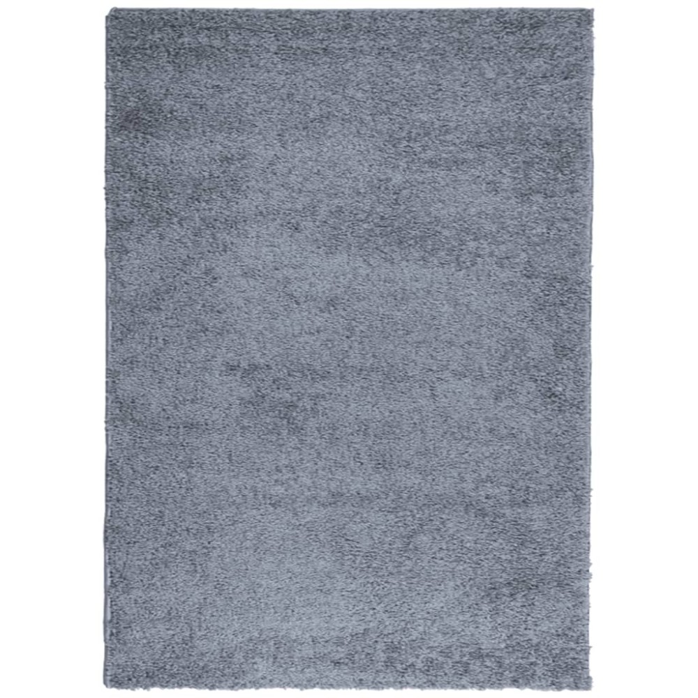 vidaXL Covor pufos "PAMPLONA" fire înalte, albastru modern 200x280 cm