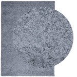 vidaXL Covor pufos "PAMPLONA" cu fire înalte albastru modern 240x340cm