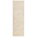 vidaXL Covor pufos "PAMPLONA" cu fire înalte, auriu modern, 80x250 cm