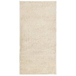 vidaXL Covor pufos "PAMPLONA" cu fire înalte, auriu modern, 100x200 cm