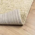 vidaXL Covor pufos "PAMPLONA" cu fire înalte, auriu modern, 100x200 cm