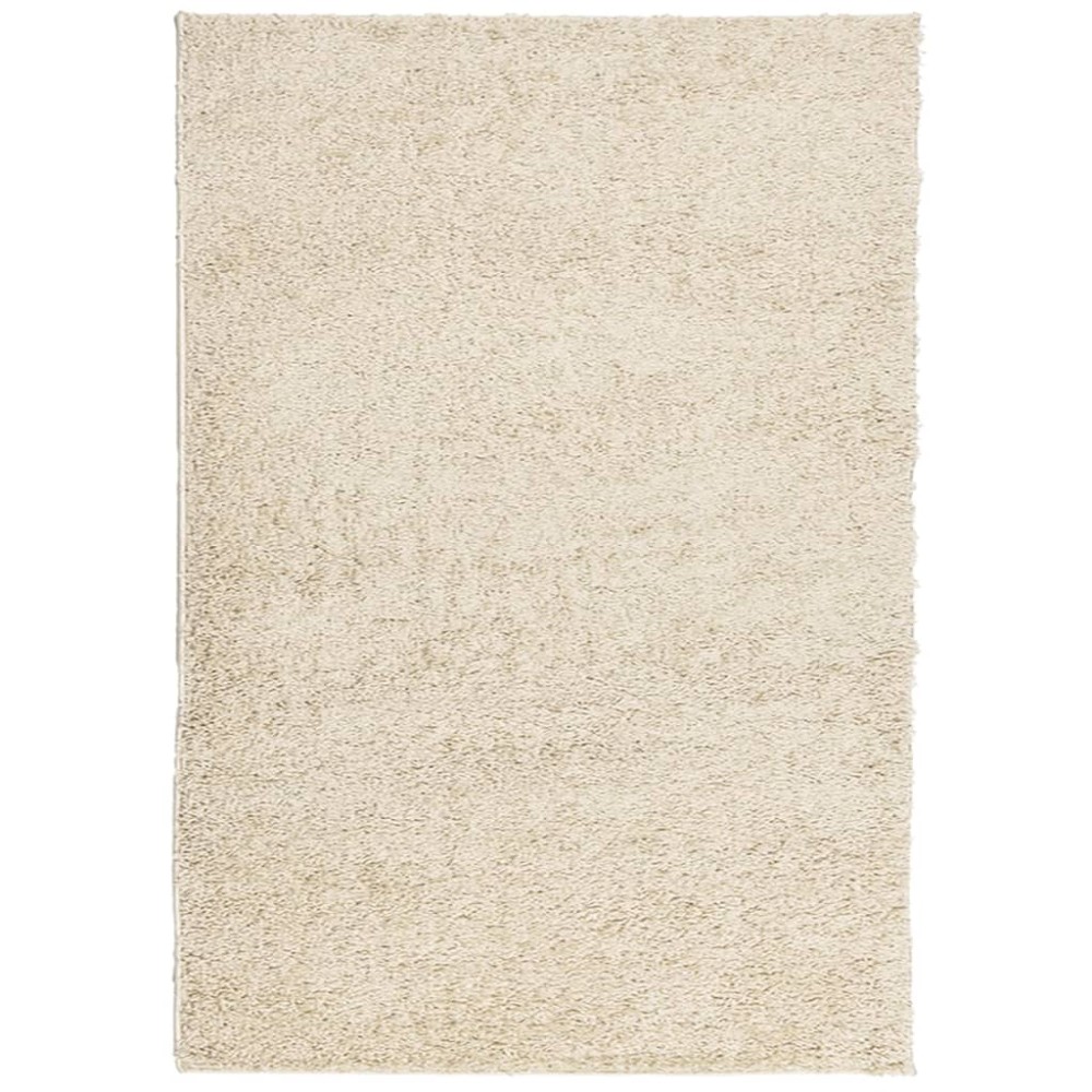 vidaXL Covor pufos "PAMPLONA" cu fire înalte, auriu modern, 120x170 cm