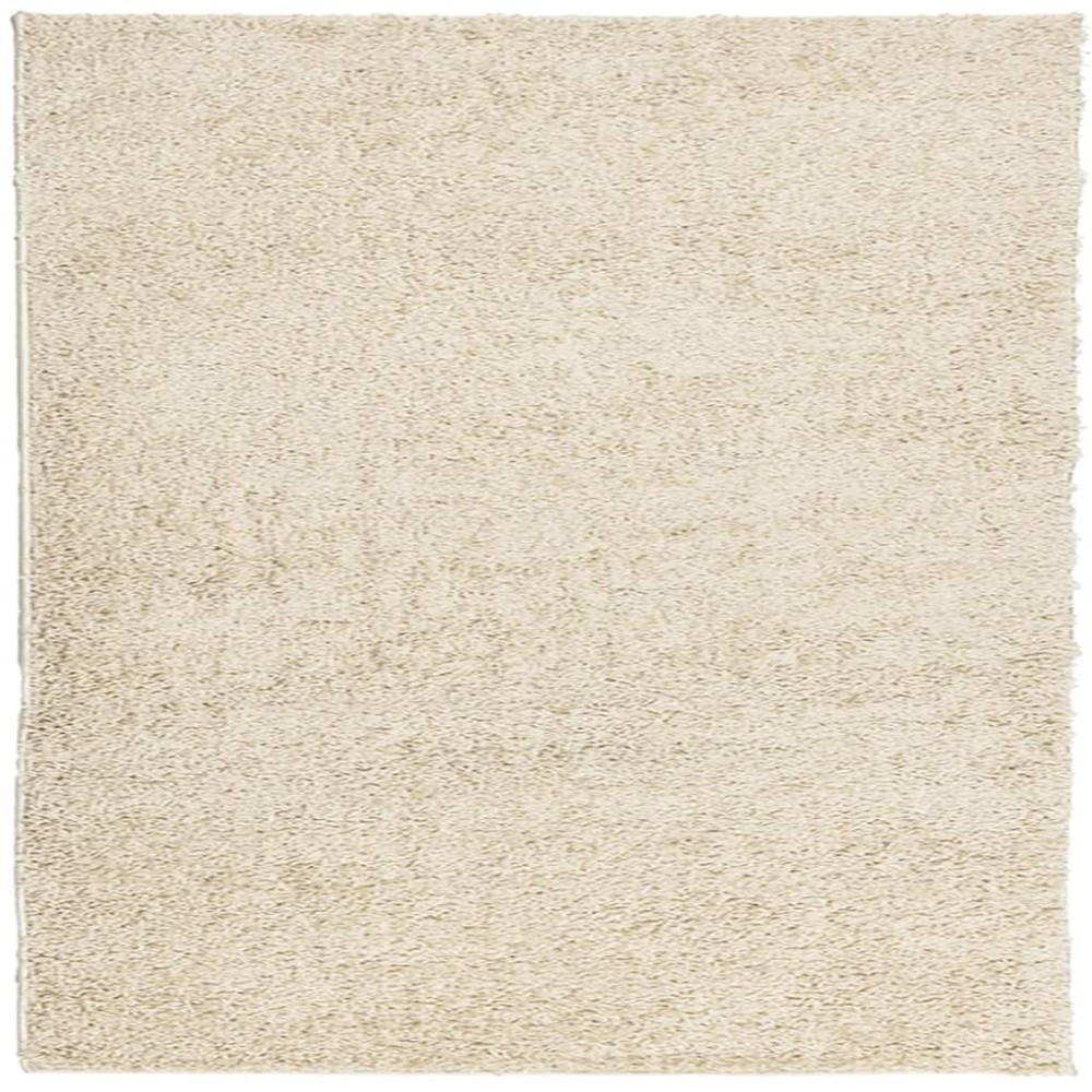 vidaXL Covor pufos "PAMPLONA" cu fire înalte, auriu modern, 160x160 cm