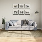 vidaXL Covor pufos "PAMPLONA" cu fire înalte, auriu modern, 160x230 cm vidaXL Covor pufos "PAMPLONA" cu fire înalte, auriu modern, 160x230 cm