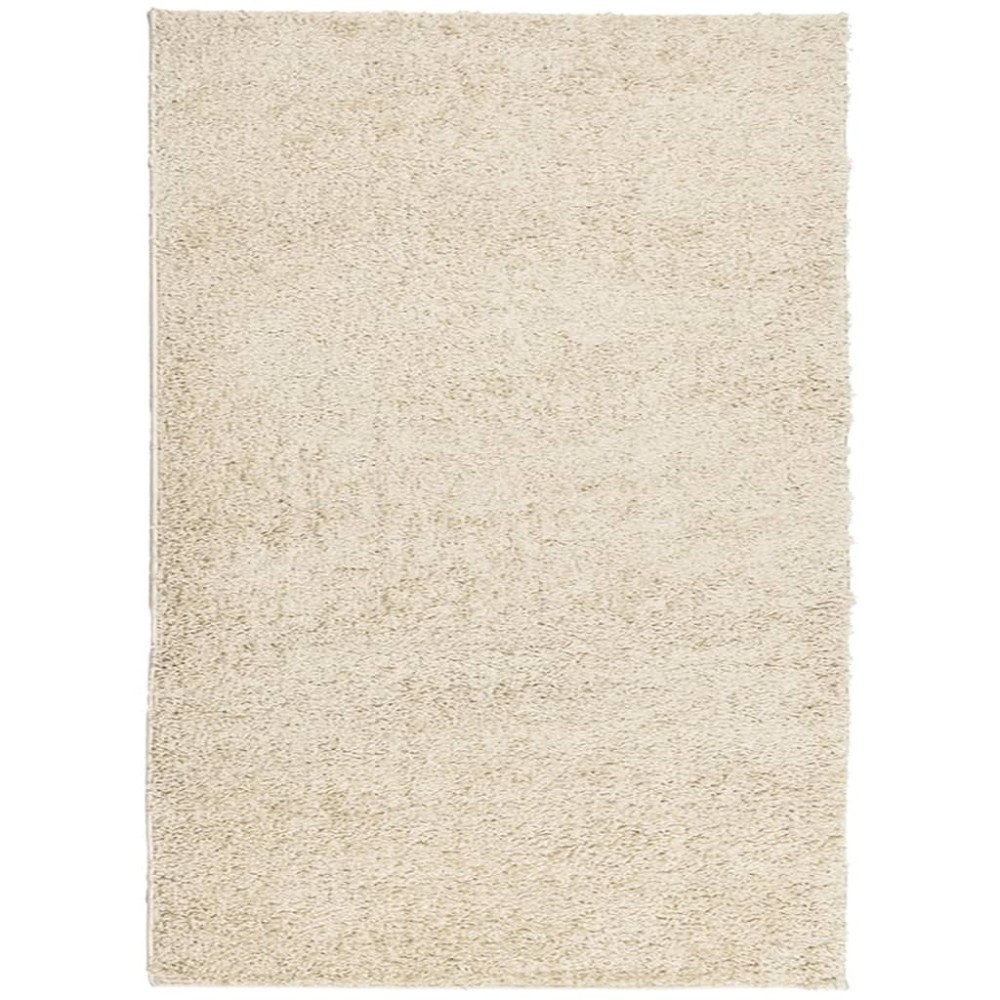 vidaXL Covor pufos "PAMPLONA" cu fire înalte, auriu modern, 200x280 cm