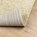 vidaXL Covor pufos "PAMPLONA" cu fire înalte, auriu modern, 240x340 cm
