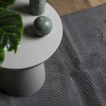 vidaXL Covor "IZA" aspect scandinav cu fire scurte, antracit,140x200cm