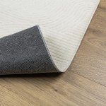 vidaXL Covor "IZA" aspect scandinav, cu fire scurte, crem, 80x150 cm vidaXL Covor "IZA" aspect scandinav, cu fire scurte, crem, 80x150 cm