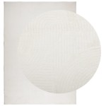 vidaXL Covor "IZA" aspect scandinav, cu fire scurte, crem, 120x170 cm vidaXL Covor "IZA" aspect scandinav, cu fire scurte, crem, 120x170 cm
