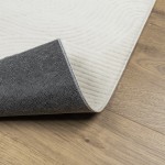 vidaXL Covor "IZA" aspect scandinav, cu fire scurte, crem, 120x170 cm vidaXL Covor "IZA" aspect scandinav, cu fire scurte, crem, 120x170 cm