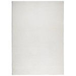 vidaXL Covor "IZA" aspect scandinav, cu fire scurte, crem, 140x200 cm