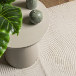 vidaXL Covor "IZA" aspect scandinav, cu fire scurte, crem, 200x280 cm