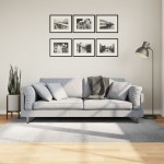 vidaXL Covor "IZA" aspect scandinav, cu fire scurte, gri, 140x200 cm vidaXL Covor "IZA" aspect scandinav, cu fire scurte, gri, 140x200 cm