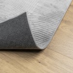 vidaXL Covor "IZA" aspect scandinav, cu fire scurte, gri, 140x200 cm vidaXL Covor "IZA" aspect scandinav, cu fire scurte, gri, 140x200 cm