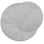 vidaXL Covor "IZA" aspect scandinav, cu fire scurte, gri, Ø 100 cm vidaXL Covor "IZA" aspect scandinav, cu fire scurte, gri, Ø 100 cm