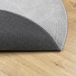 vidaXL Covor "IZA" aspect scandinav, cu fire scurte, gri, Ø 100 cm vidaXL Covor "IZA" aspect scandinav, cu fire scurte, gri, Ø 100 cm