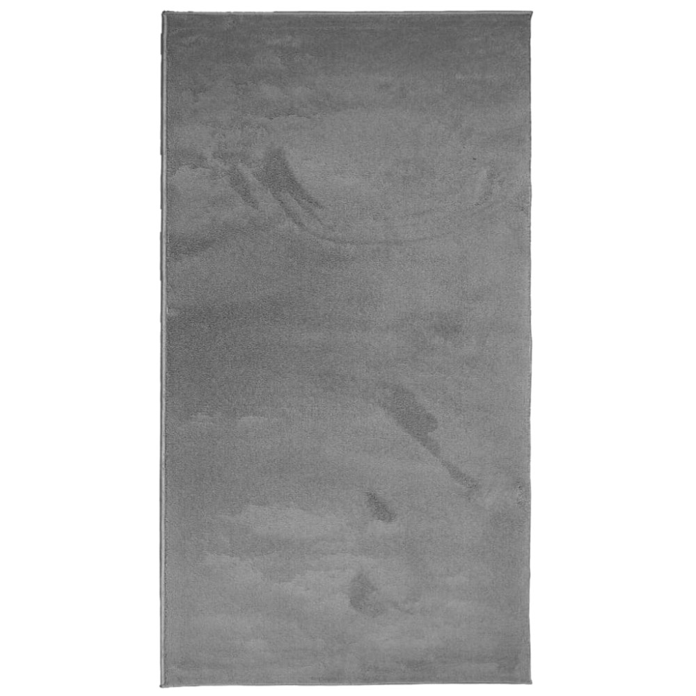vidaXL Covor „OVIEDO”, fire scurte, antracit, 80x150 cm