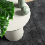 vidaXL Covor „OVIEDO”, fire scurte, antracit, 120x120 cm