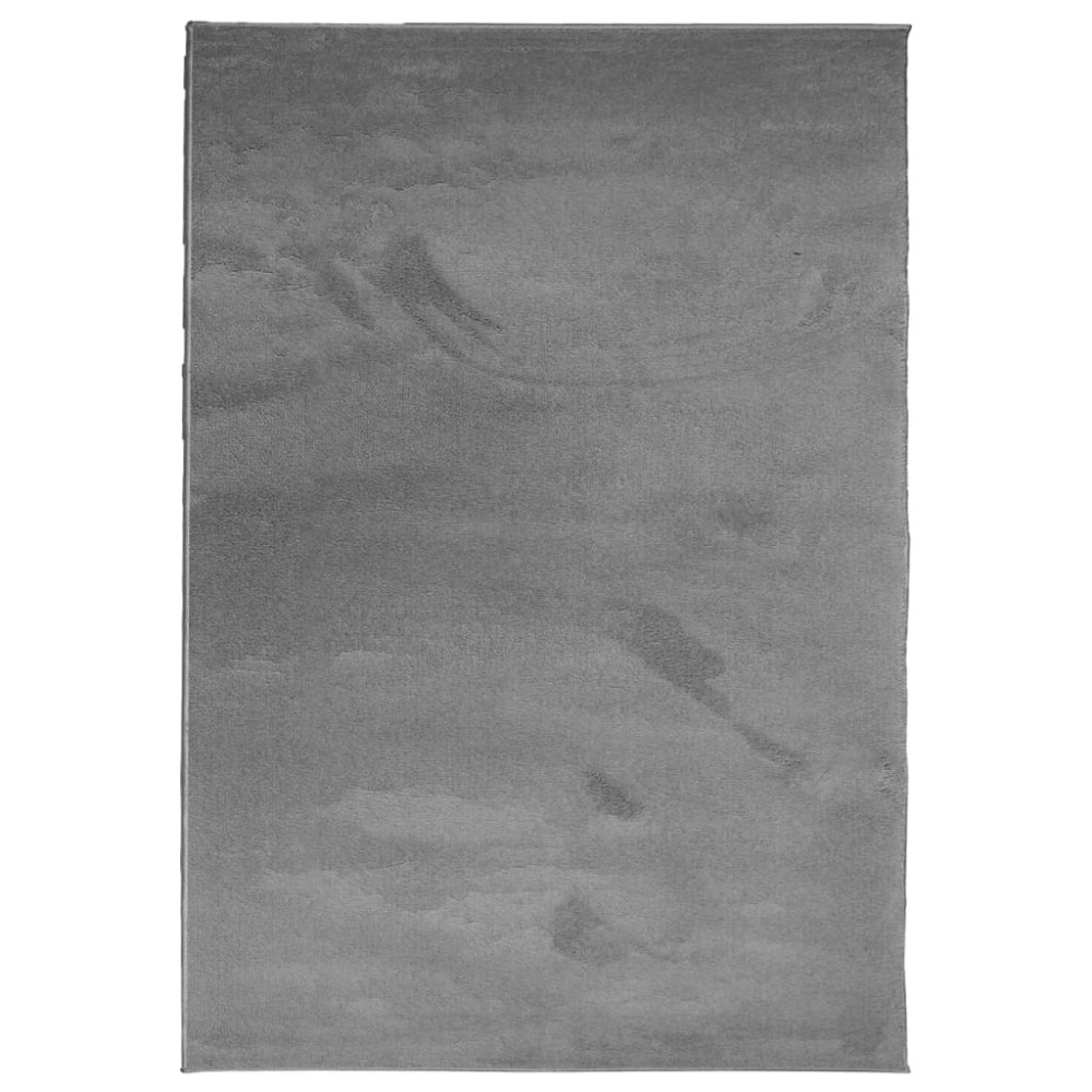 vidaXL Covor „OVIEDO”, fire scurte, antracit, 160x230 cm