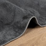 vidaXL Covor „OVIEDO”, fire scurte, antracit, 160x230 cm vidaXL Covor „OVIEDO”, fire scurte, antracit, 160x230 cm