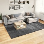vidaXL Covor „OVIEDO”, fire scurte, antracit, 200x280 cm vidaXL Covor „OVIEDO”, fire scurte, antracit, 200x280 cm