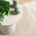 vidaXL Covor „OVIEDO”, fire scurte, bej, 200x200 cm