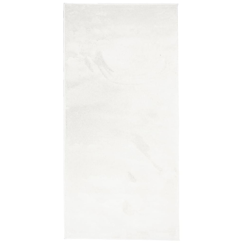 vidaXL Covor „OVIEDO”, fire scurte, crem, 100x200 cm