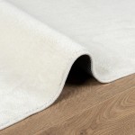 vidaXL Covor „OVIEDO”, fire scurte, crem, 100x200 cm vidaXL Covor „OVIEDO”, fire scurte, crem, 100x200 cm