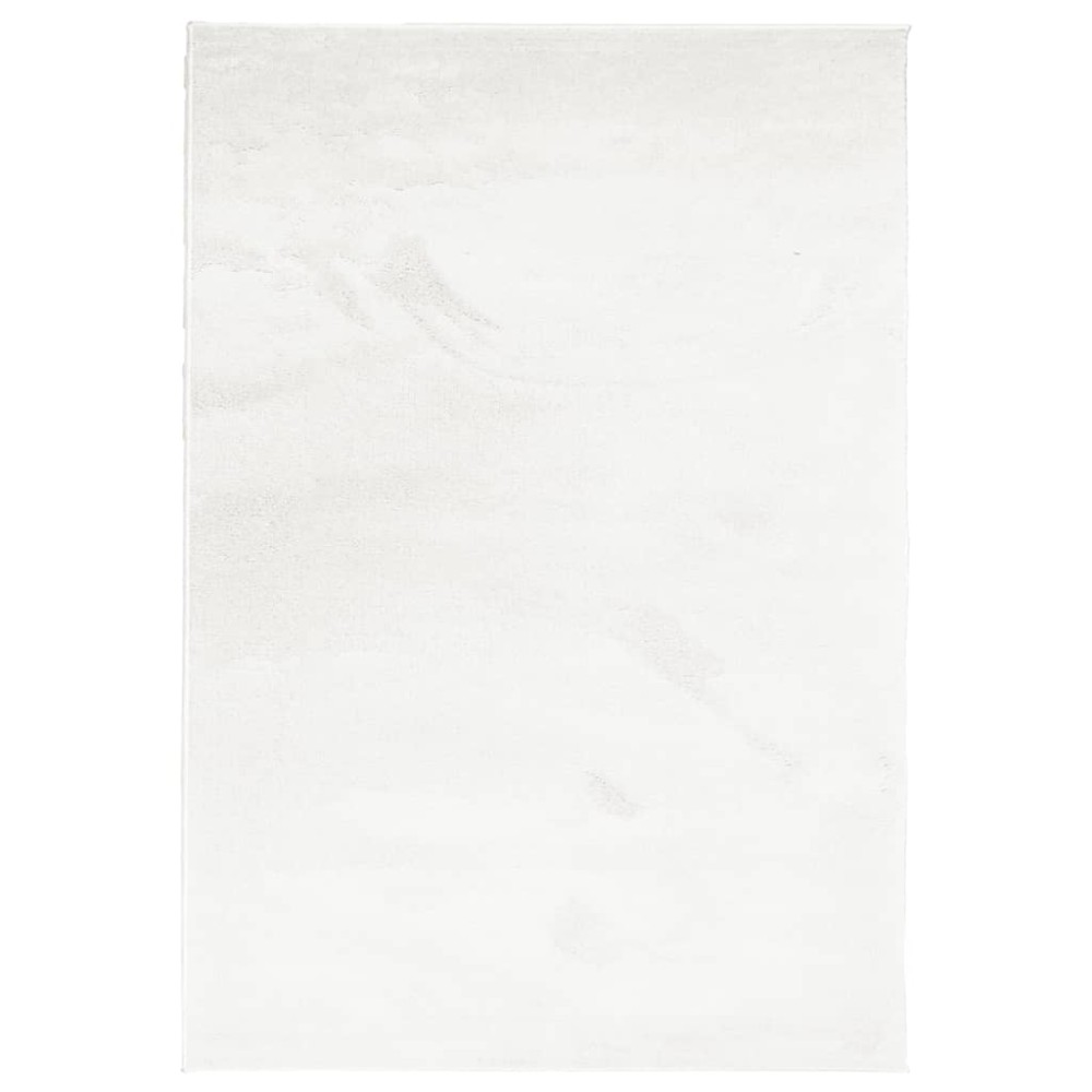 vidaXL Covor „OVIEDO”, fire scurte, crem, 120x170 cm