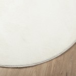 vidaXL Covor „OVIEDO”, fire scurte, crem, Ø 120 cm vidaXL Covor „OVIEDO”, fire scurte, crem, Ø 120 cm